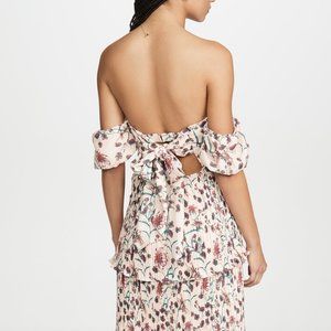 O.P.T. Petal Maxi Dress / Red Floral